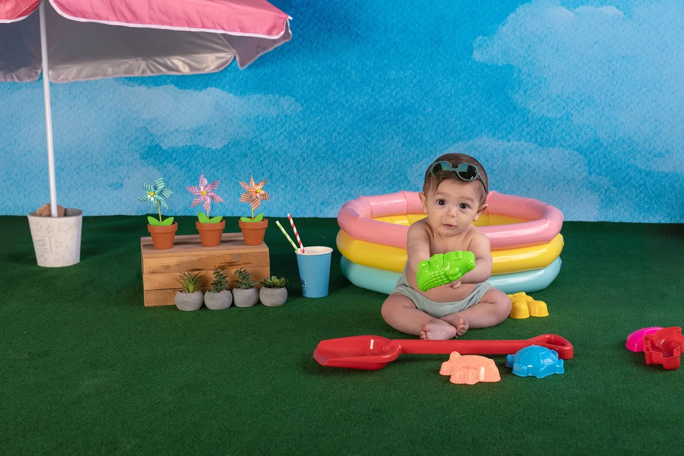 Sesión newborn de recién nacido · fotografía en estudio con luz suave