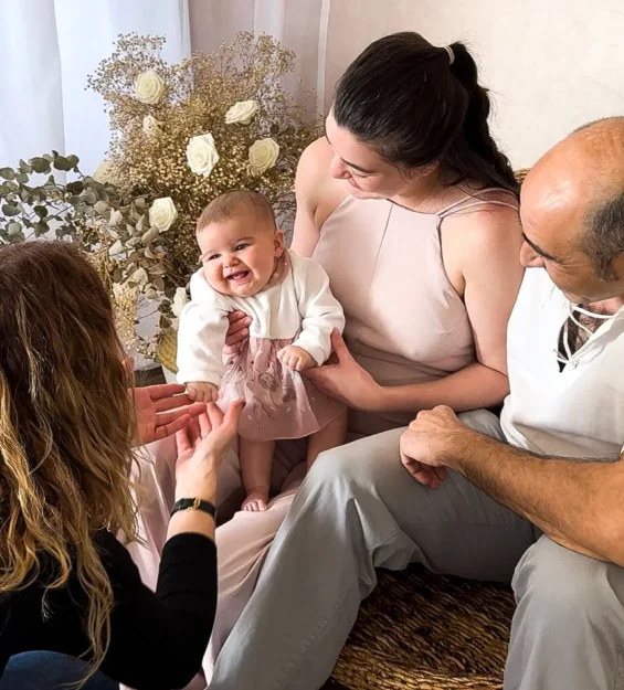 Sesión newborn de recién nacido · fotografía en estudio con luz suave