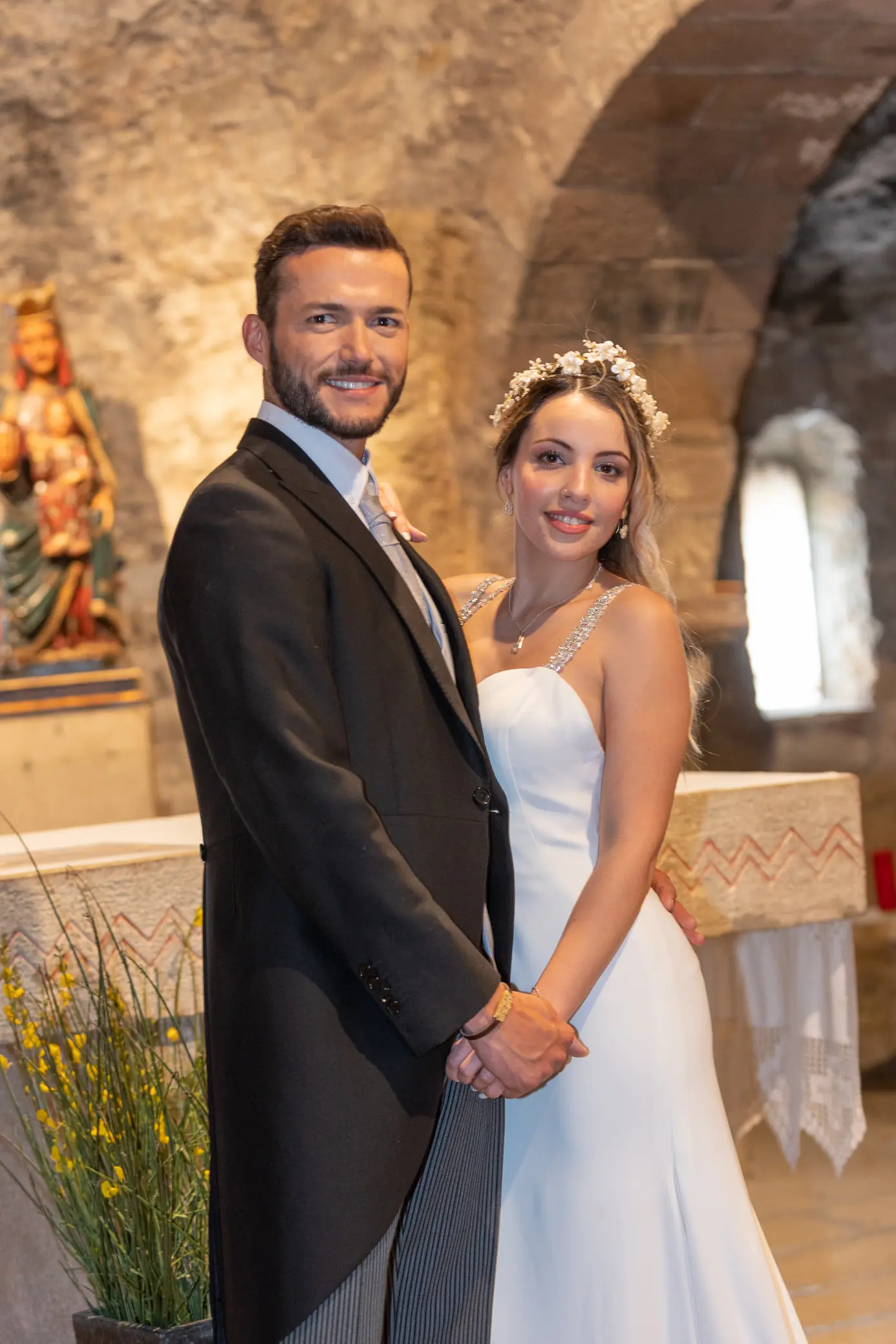 Retrato de novio durante un reportaje de boda, Damián