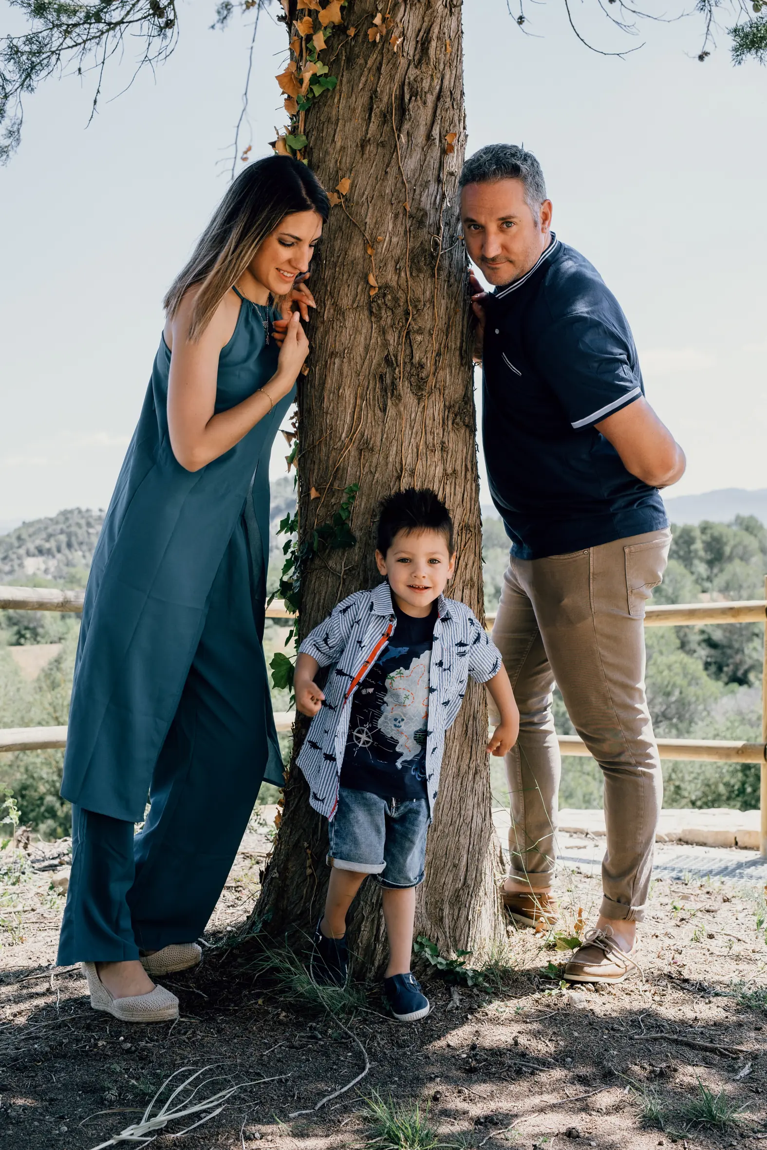 Reportaje fotográfico en exterior para Iris y Sergio