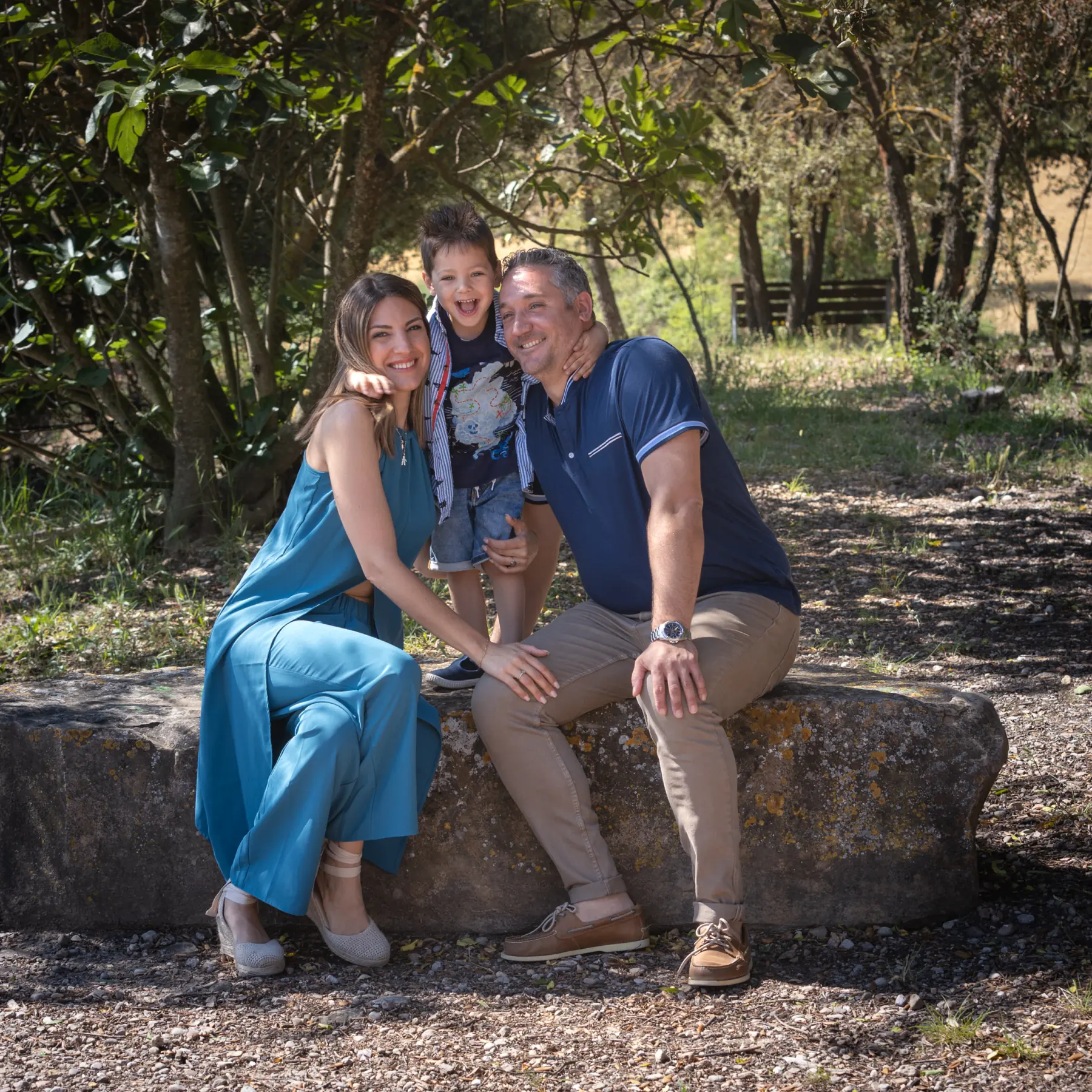 Reportaje fotográfico en exterior para Iris y Sergio