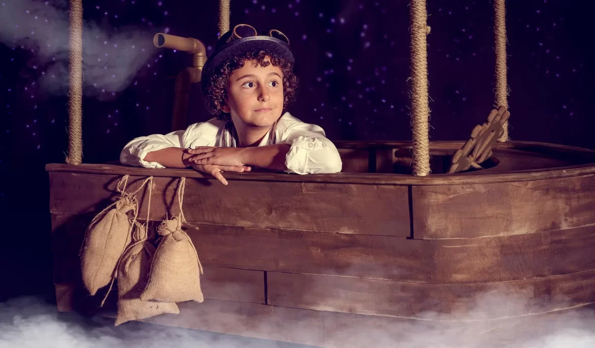 Fotografía de Navidad en estudio · sesión infantil y familiar navideña