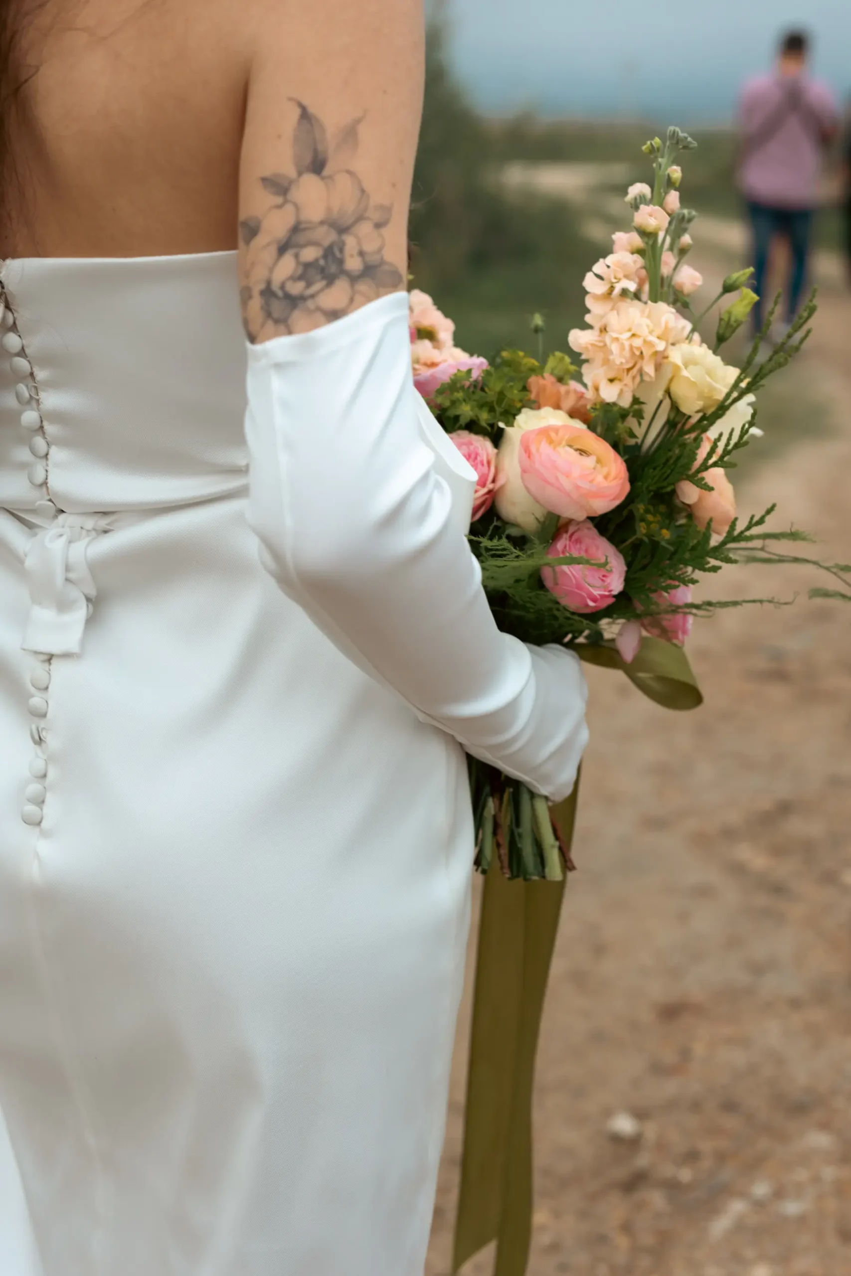 Retrato natural de Laia y Marc durante su sesión de postboda