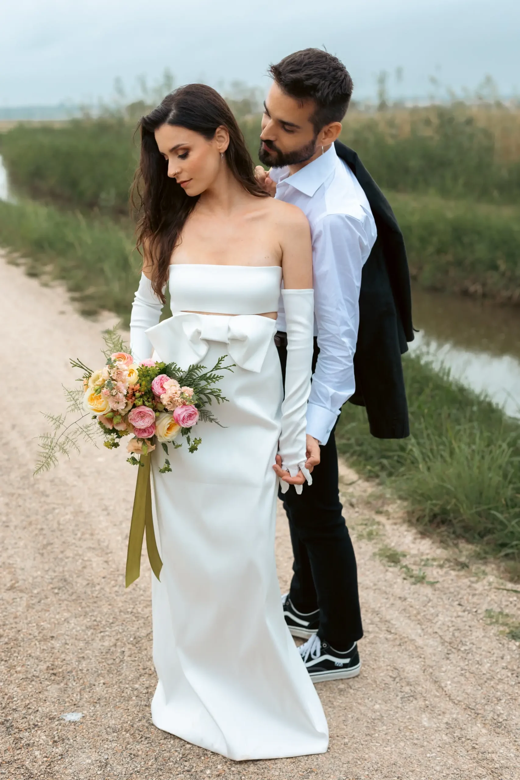 Fotografía de postboda de Laia y Marc en exteriores