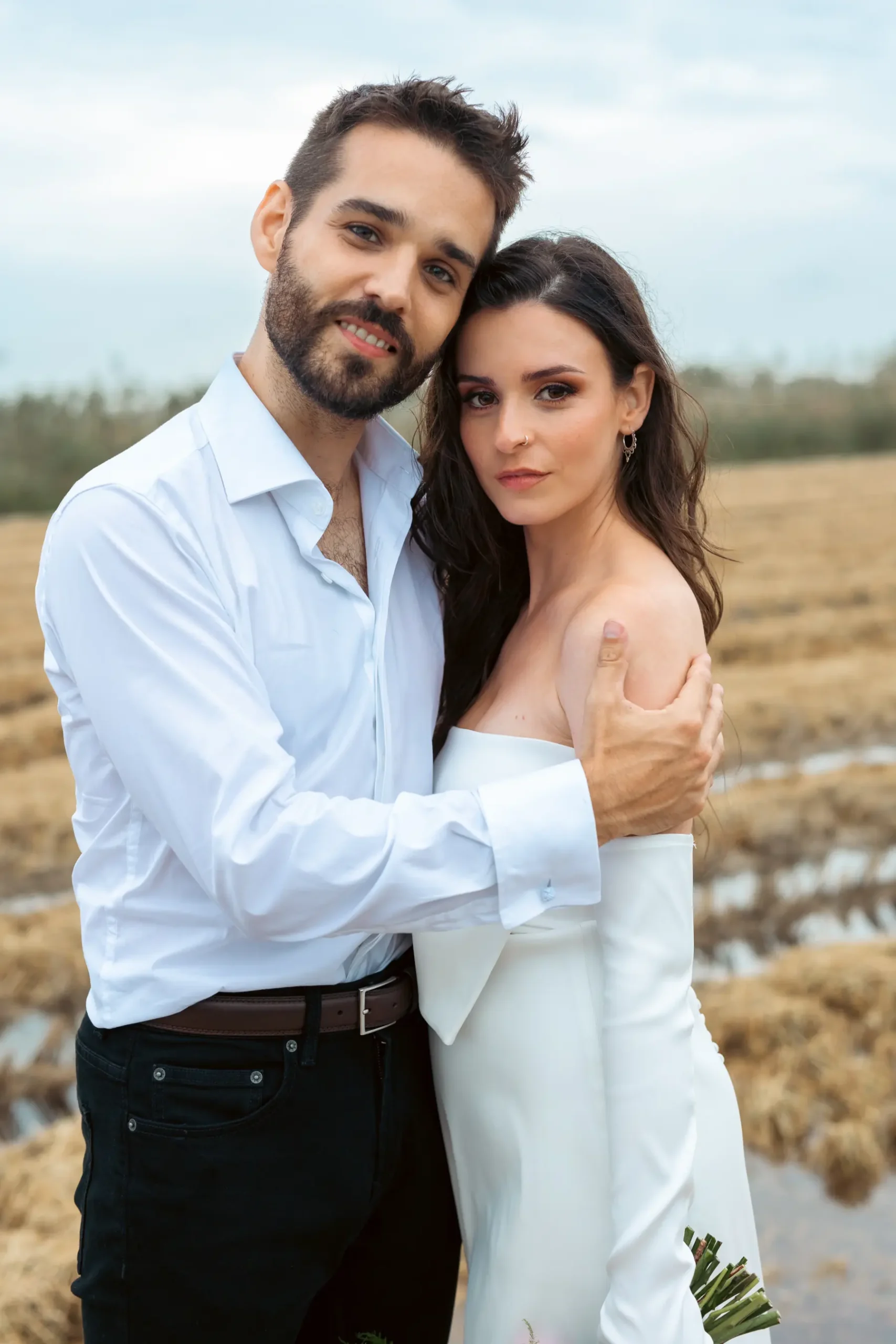 Fotografía de postboda de Laia y Marc en exteriores