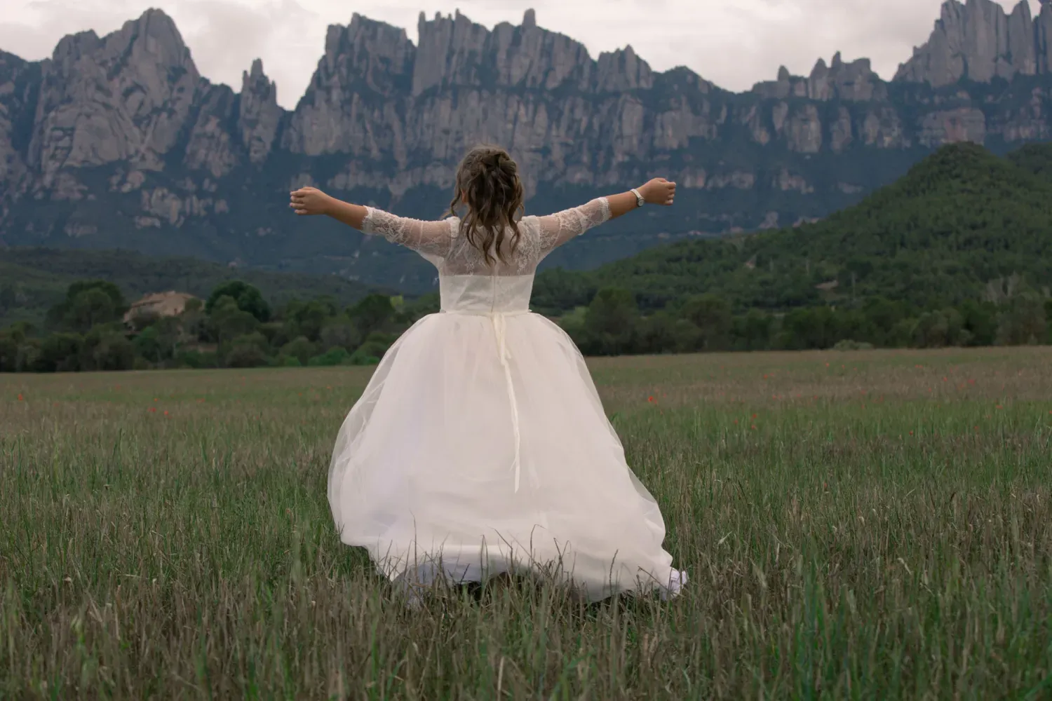 Fotografía de primera comunión en estudio