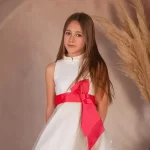 Fotografía de primera comunión en estudio